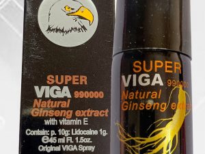 super viga strong long time penis spray with ginseng extract