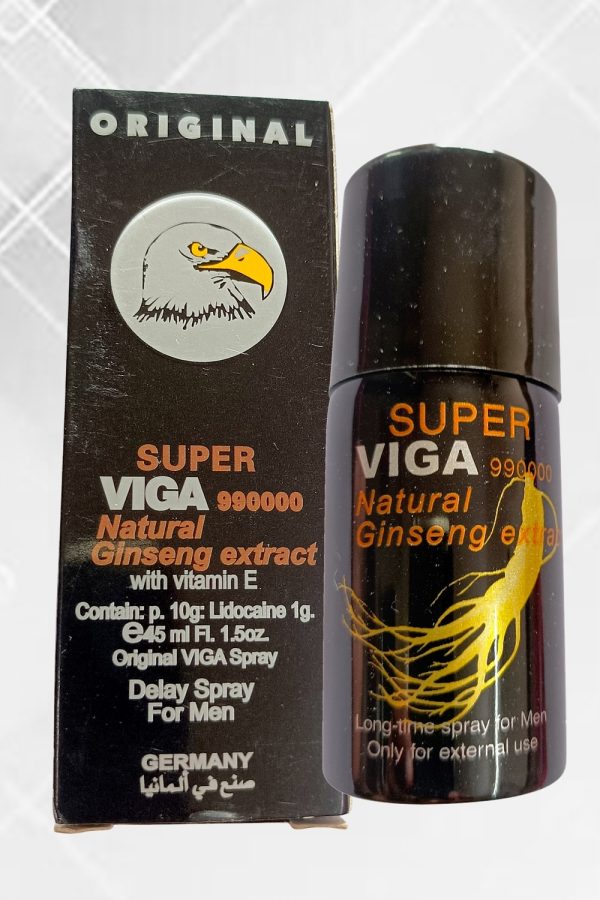 super viga strong long time penis spray with ginseng extract